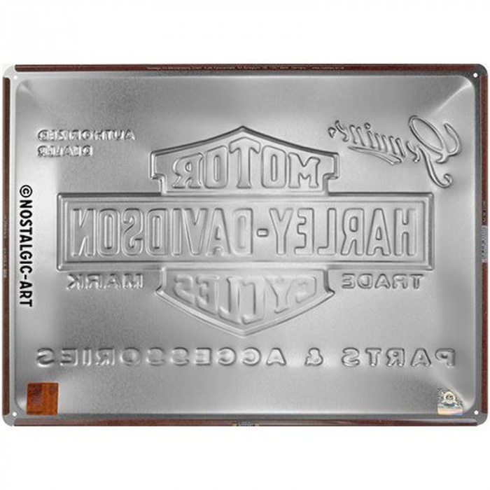 Blechschild Harley Parts 3